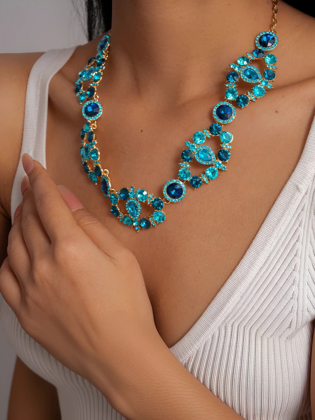Necklace-Blue
