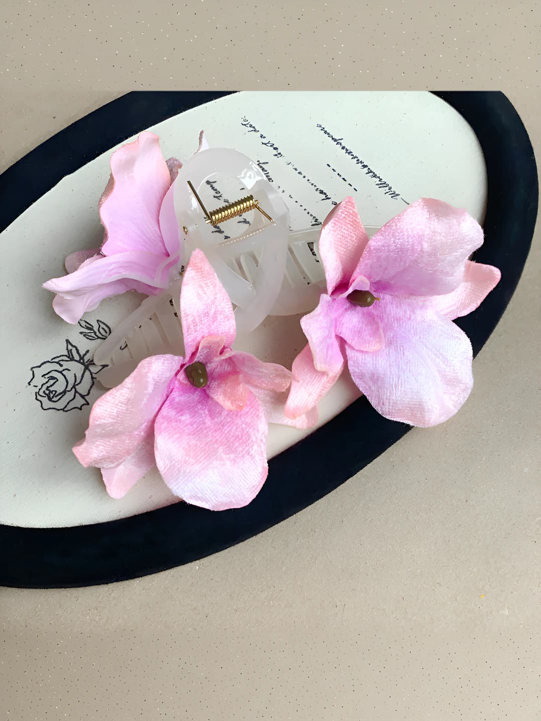 46# Hair clip - Pink