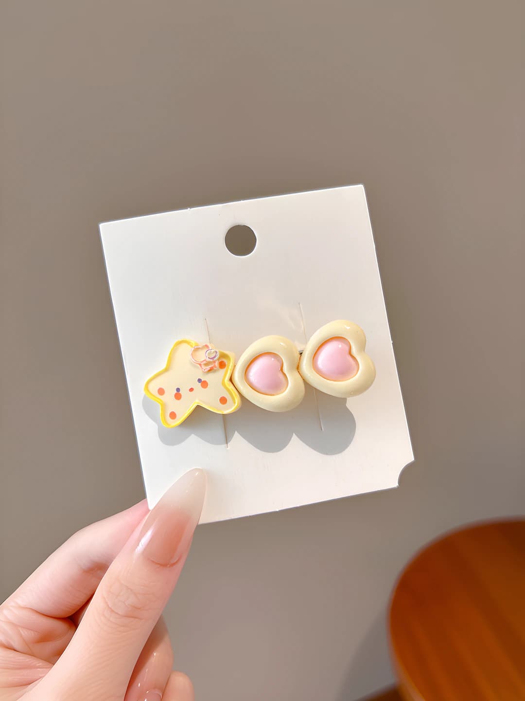 Double heart clip