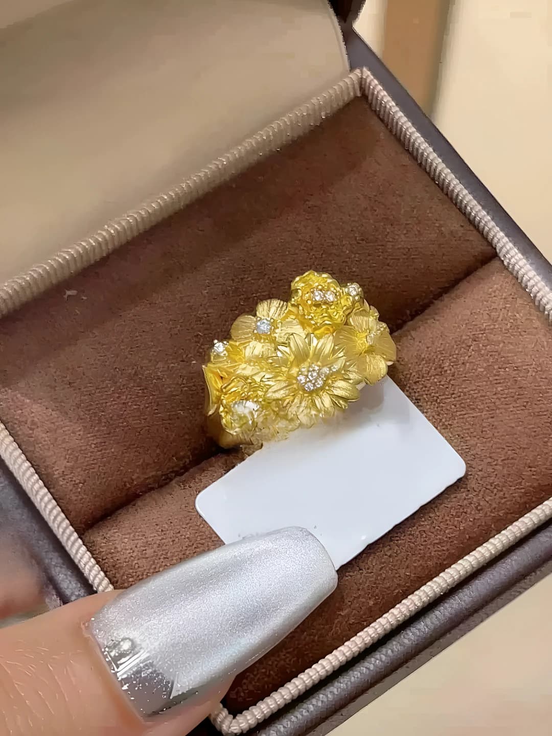 Floral ring - Open