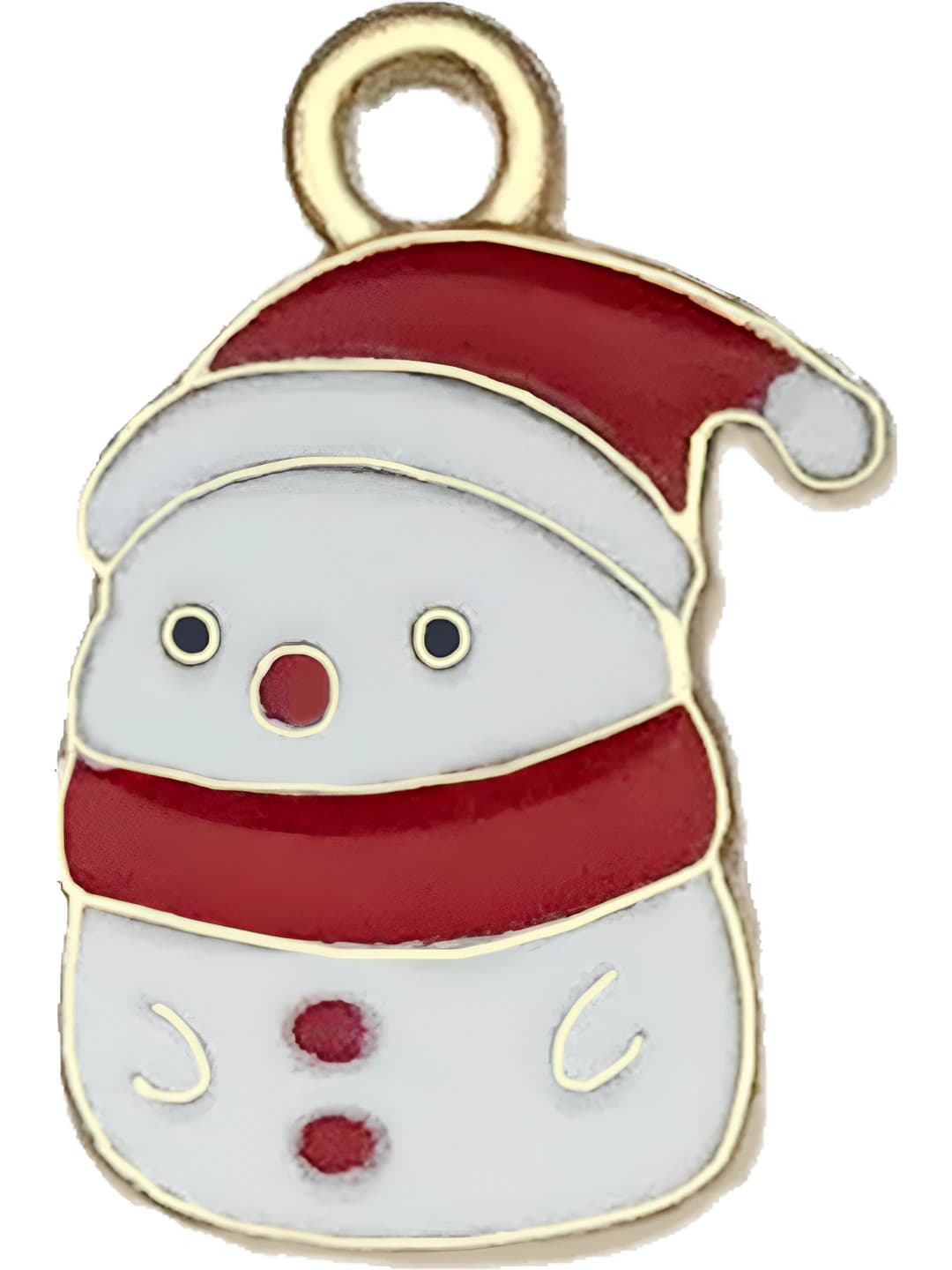 1 pc snowman 17x12mm 0.8g