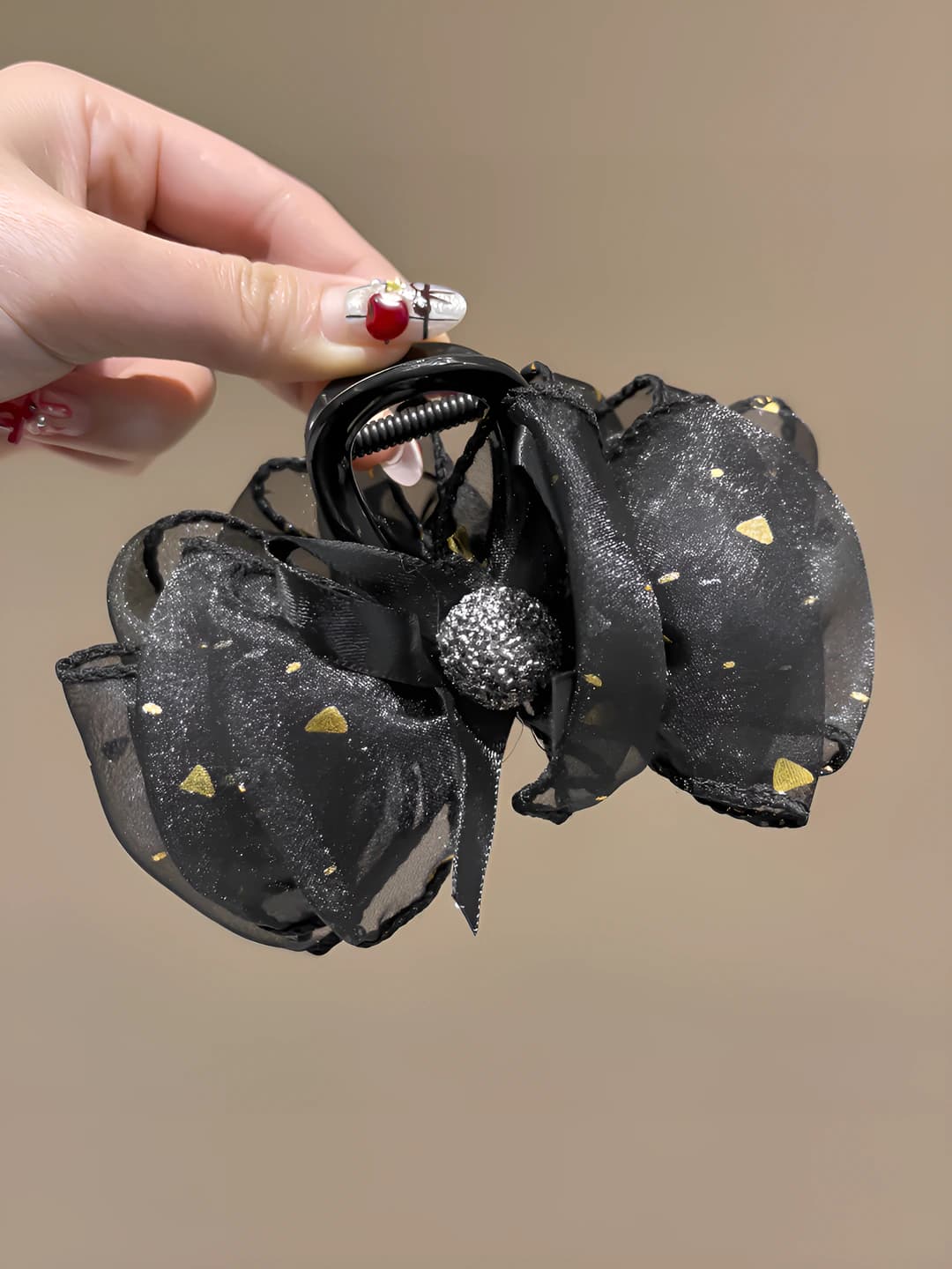 Gold spots black cloud clip