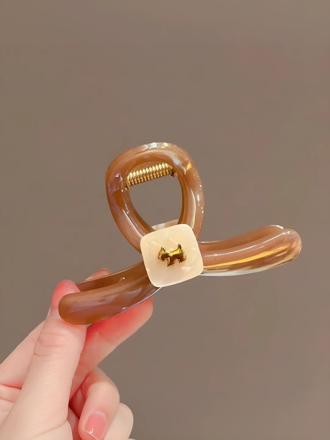 Puppy gold logo clip coffee-11 cm