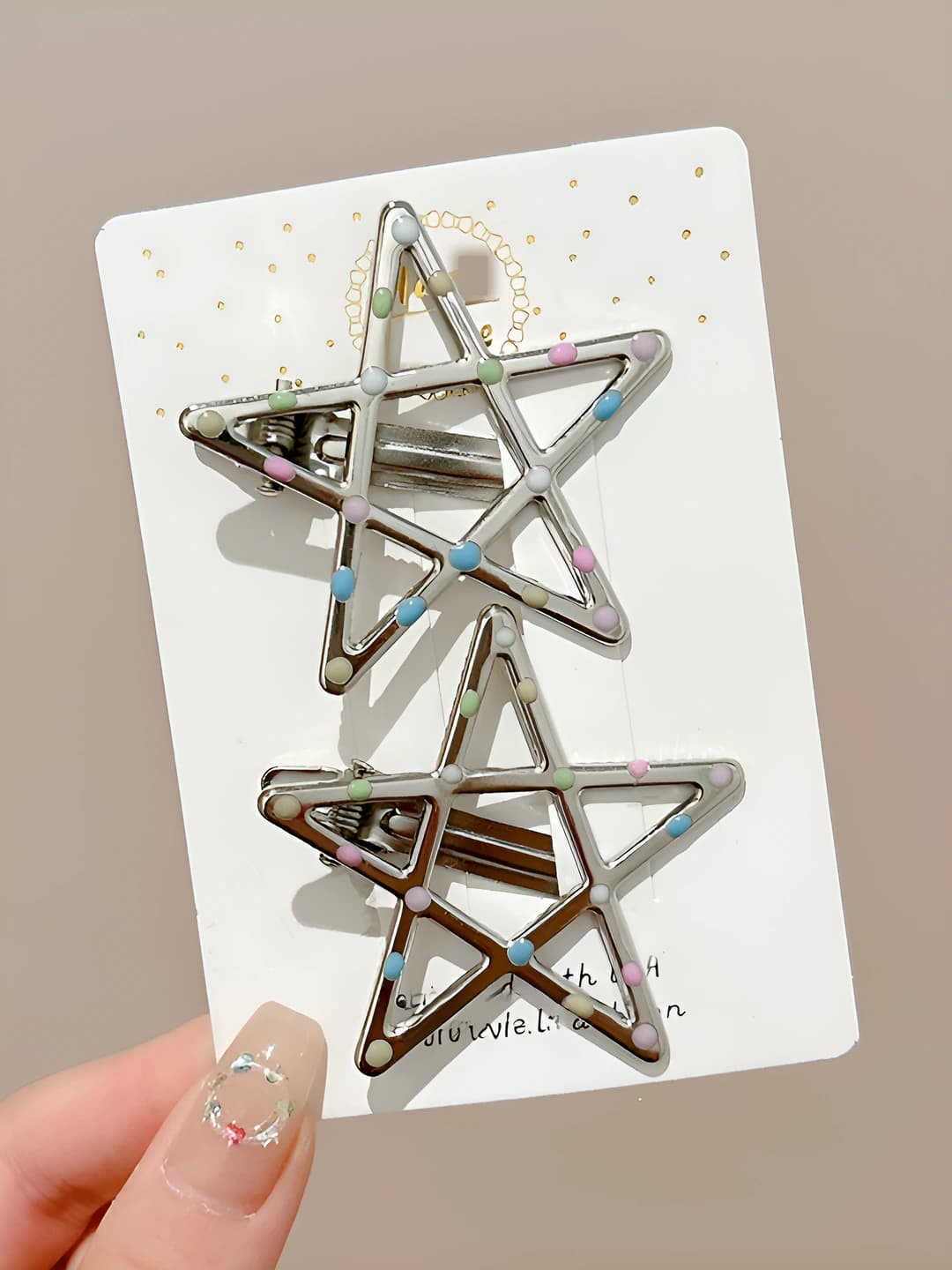 4# Cut-out star, 2 pcs