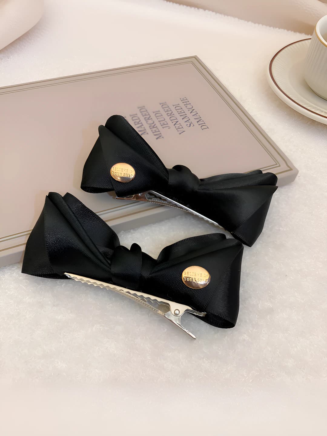 19# Duckbill clip - Black (2 pcs)