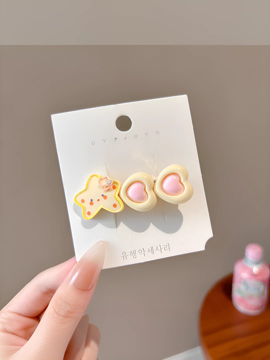 Double heart clip