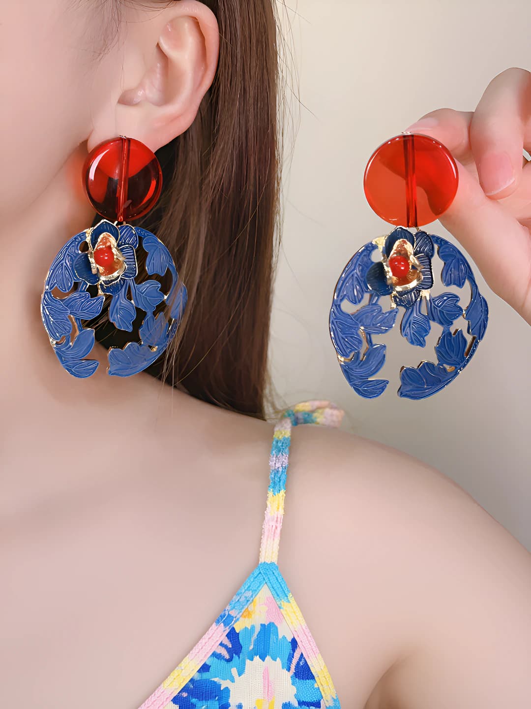 14# Silver pin - Gold - Red - Blue - Stud