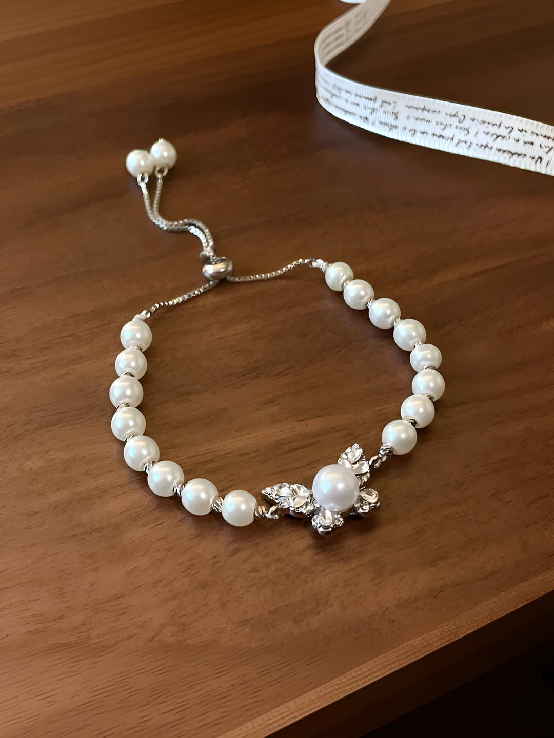 Bracelet - Silver - Pearl 6-8mm