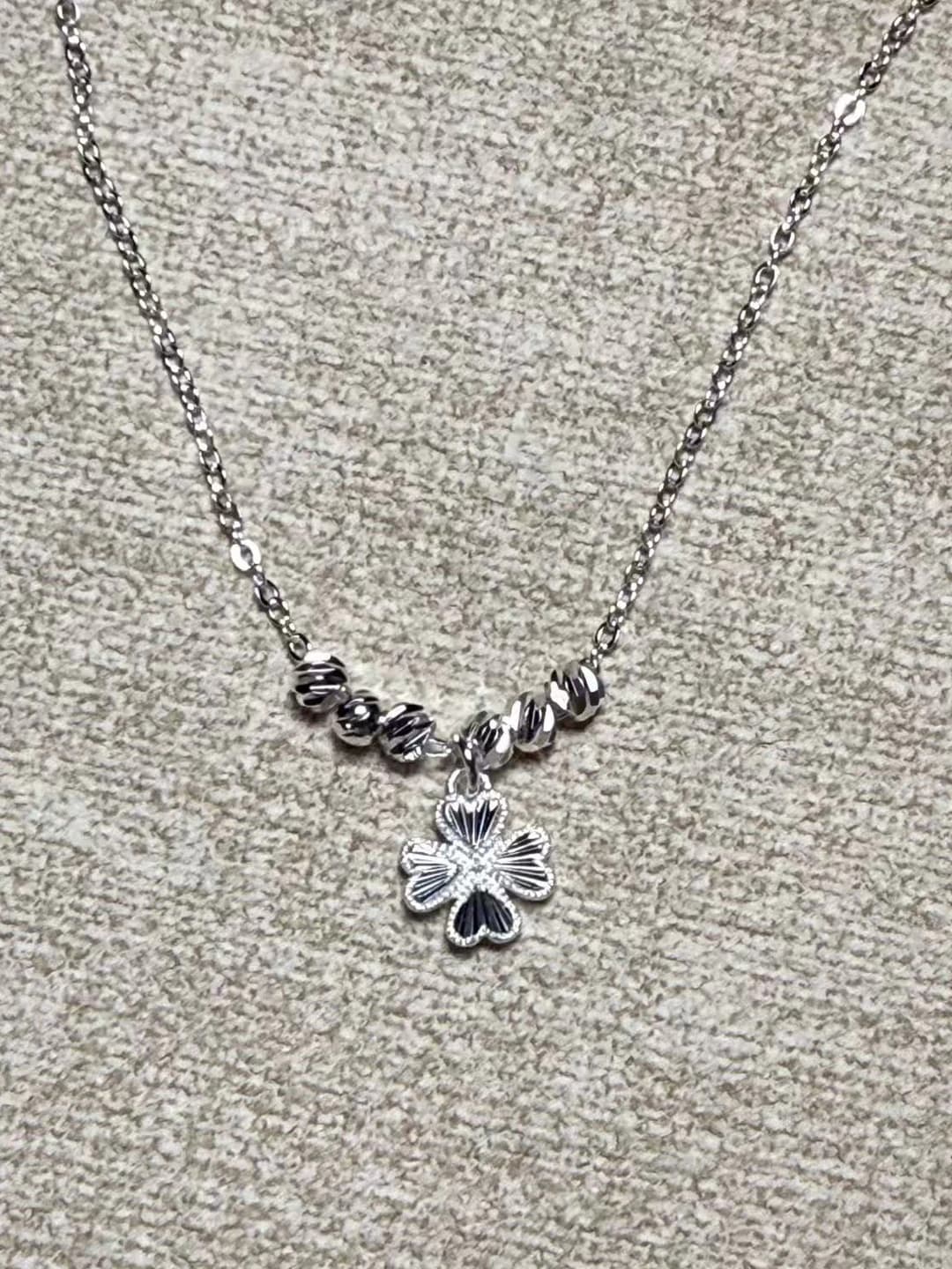 Heart Four-Leaf Clover Necklace