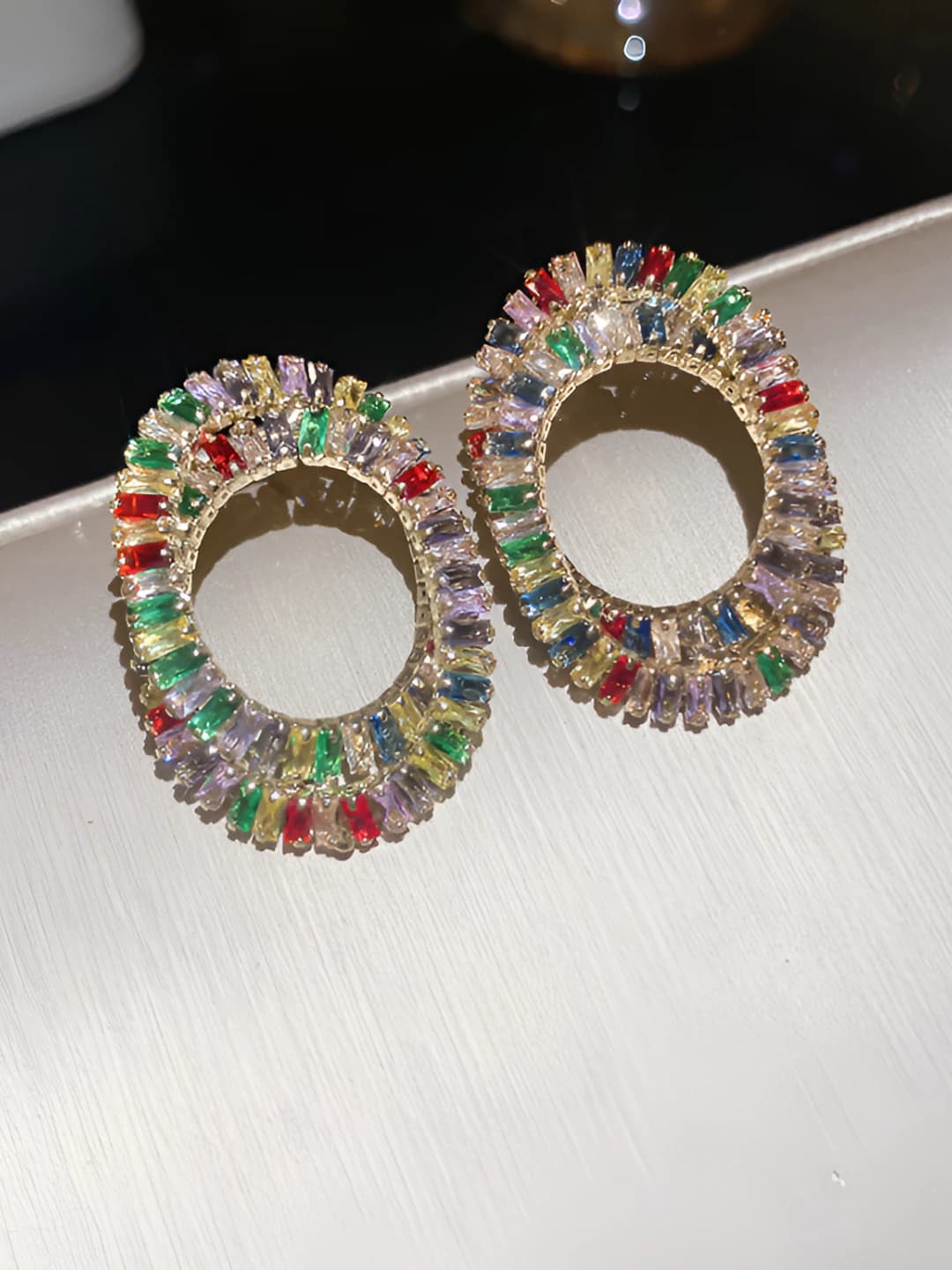 42# Silver pin - Gold - Multicolour