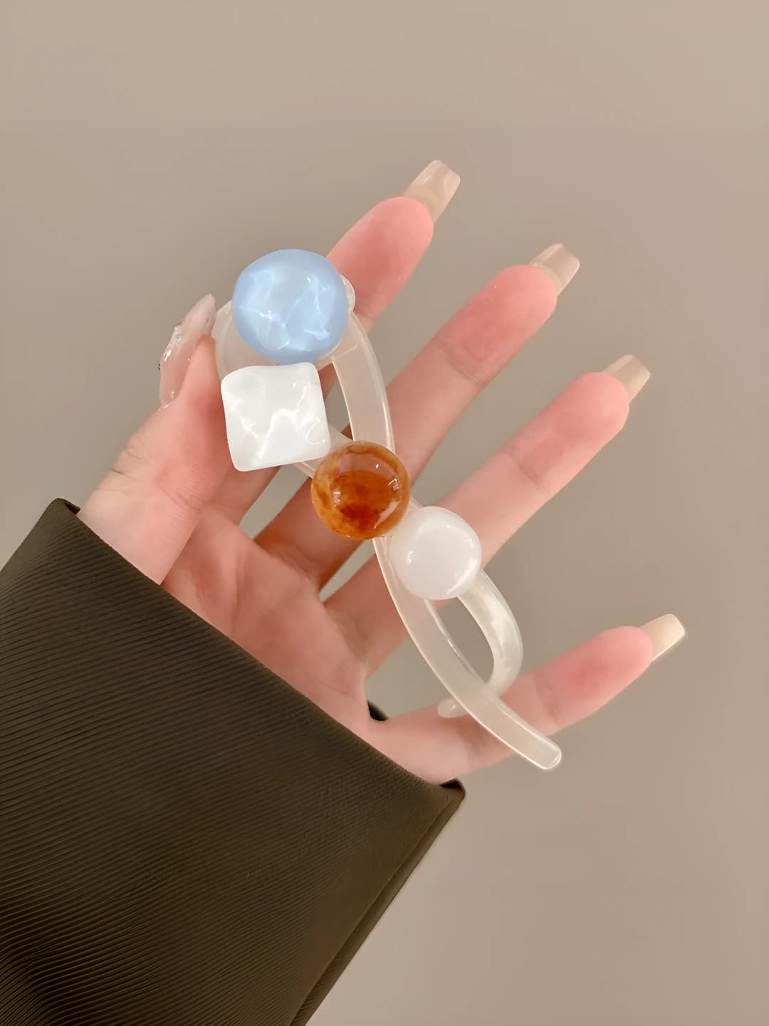 Light blue-white
