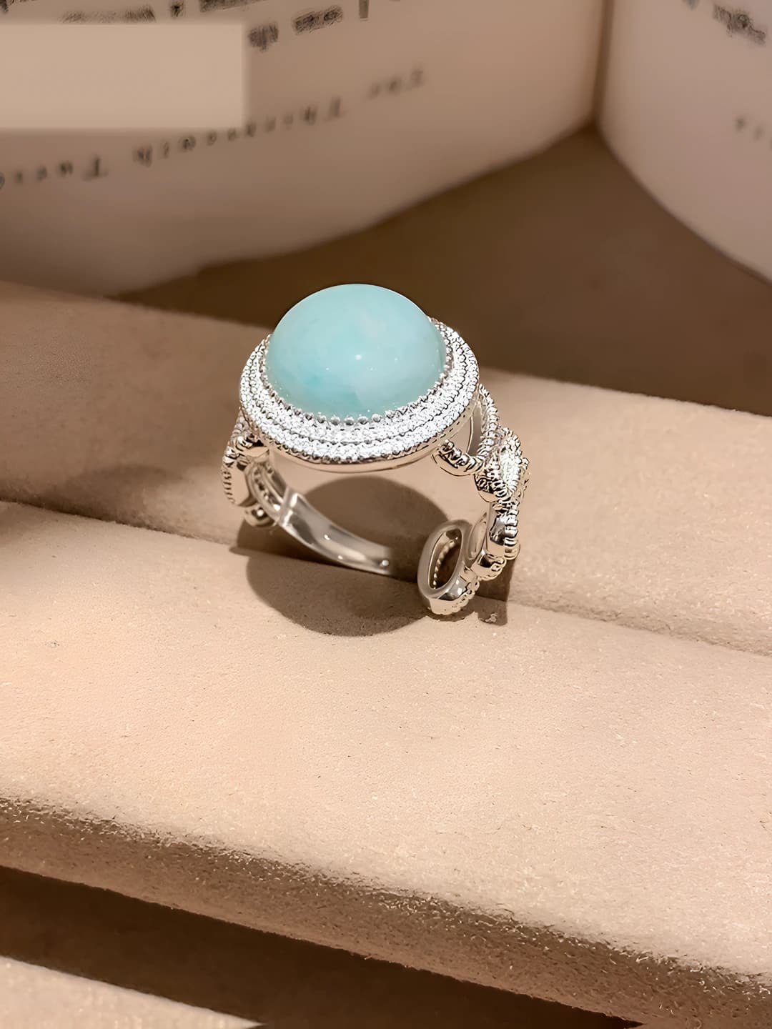 Silver, teal
