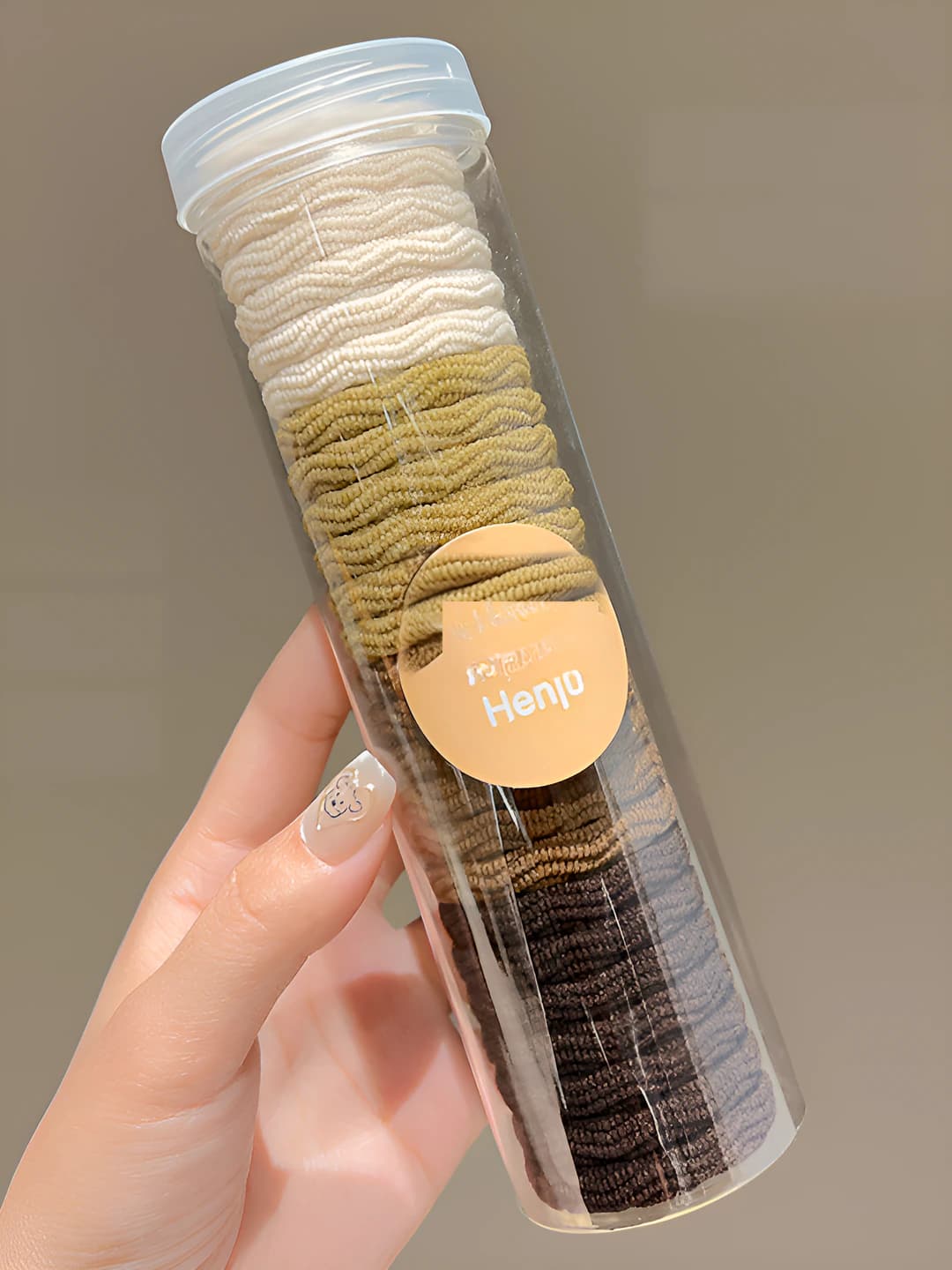 2# Coffee wavy, 25 pcs, ~4 cm