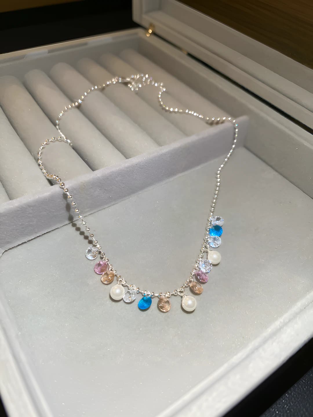 12# Necklace - Silver - Multicolour