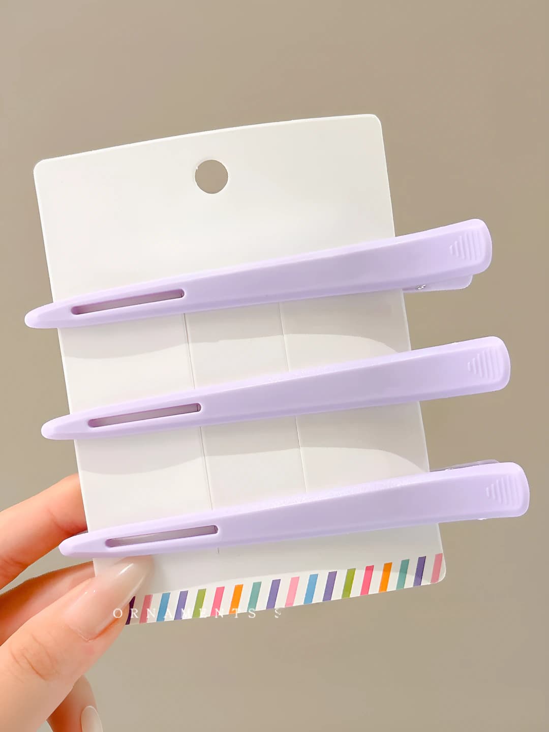 2# Purple, 3 pcs set 11.5 cm
