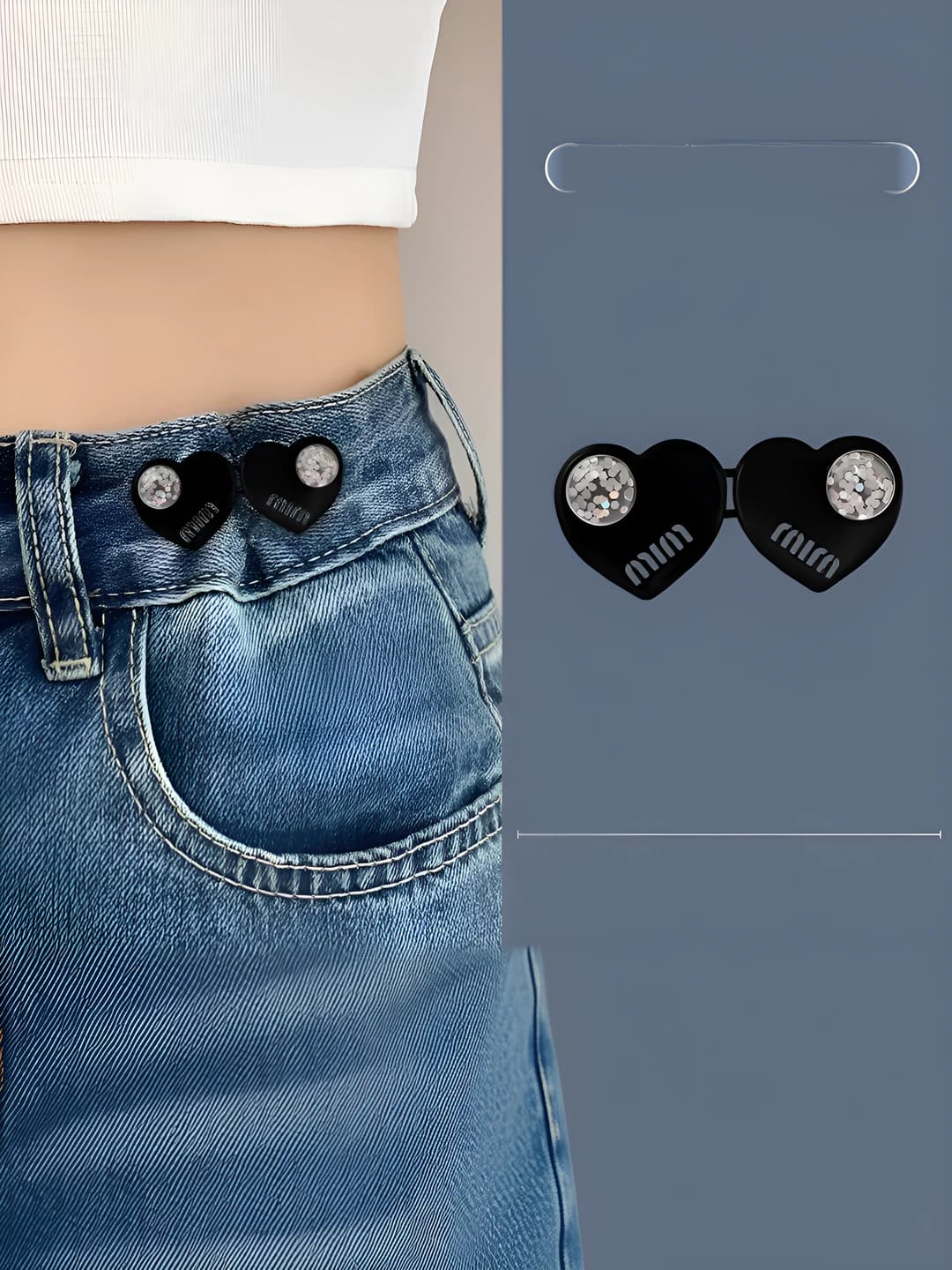 30# Black heart min 1 pair