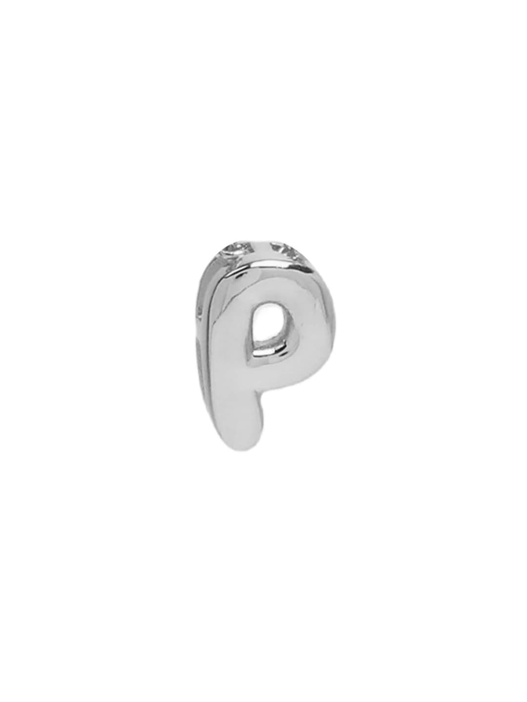White gold P (pendant)