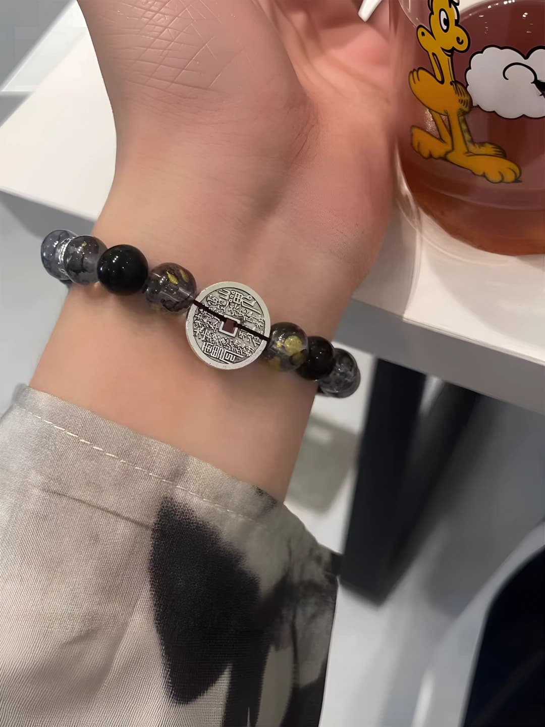 Light ink mountain ghost bracelet