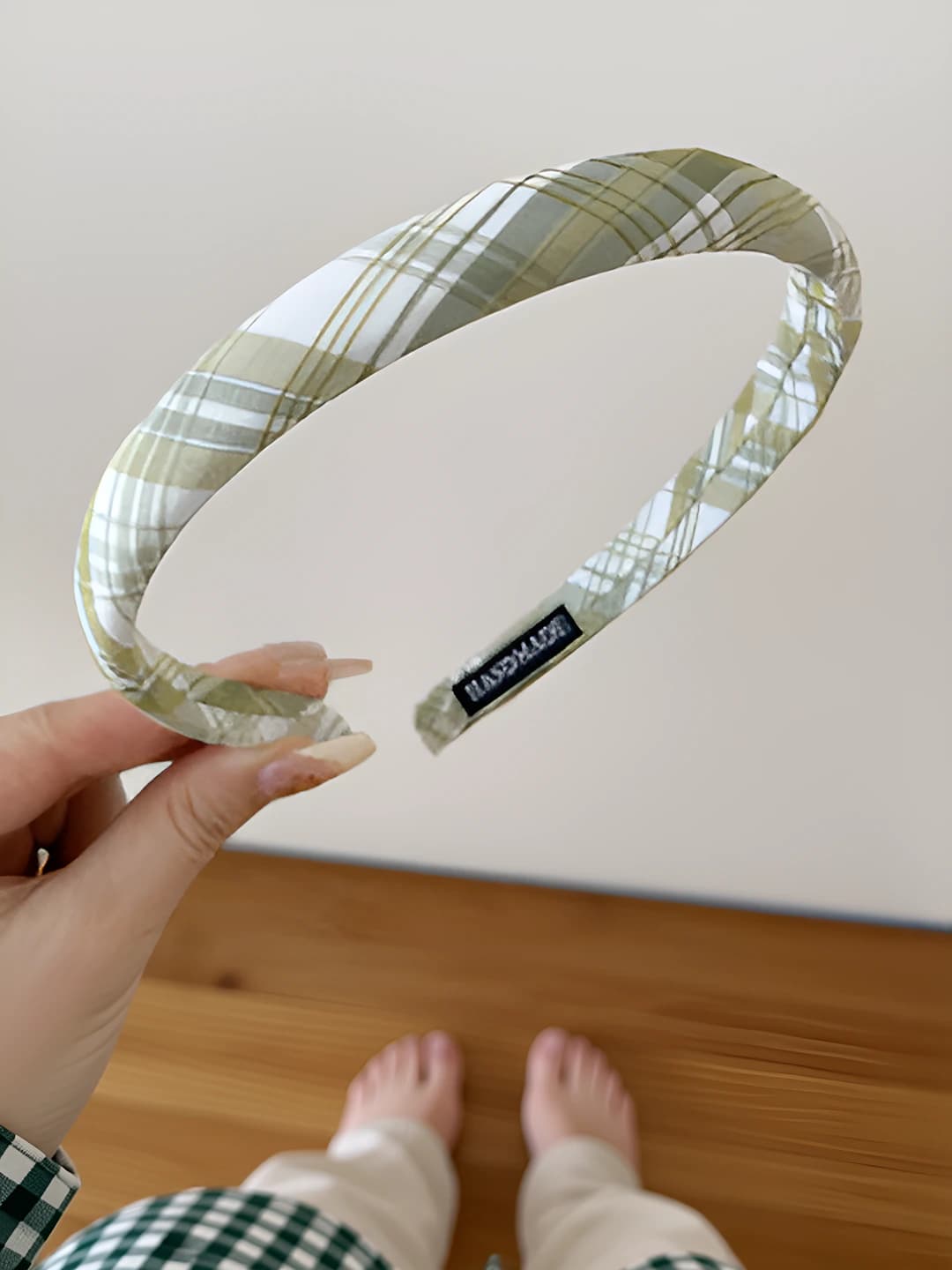 2# green plaid
