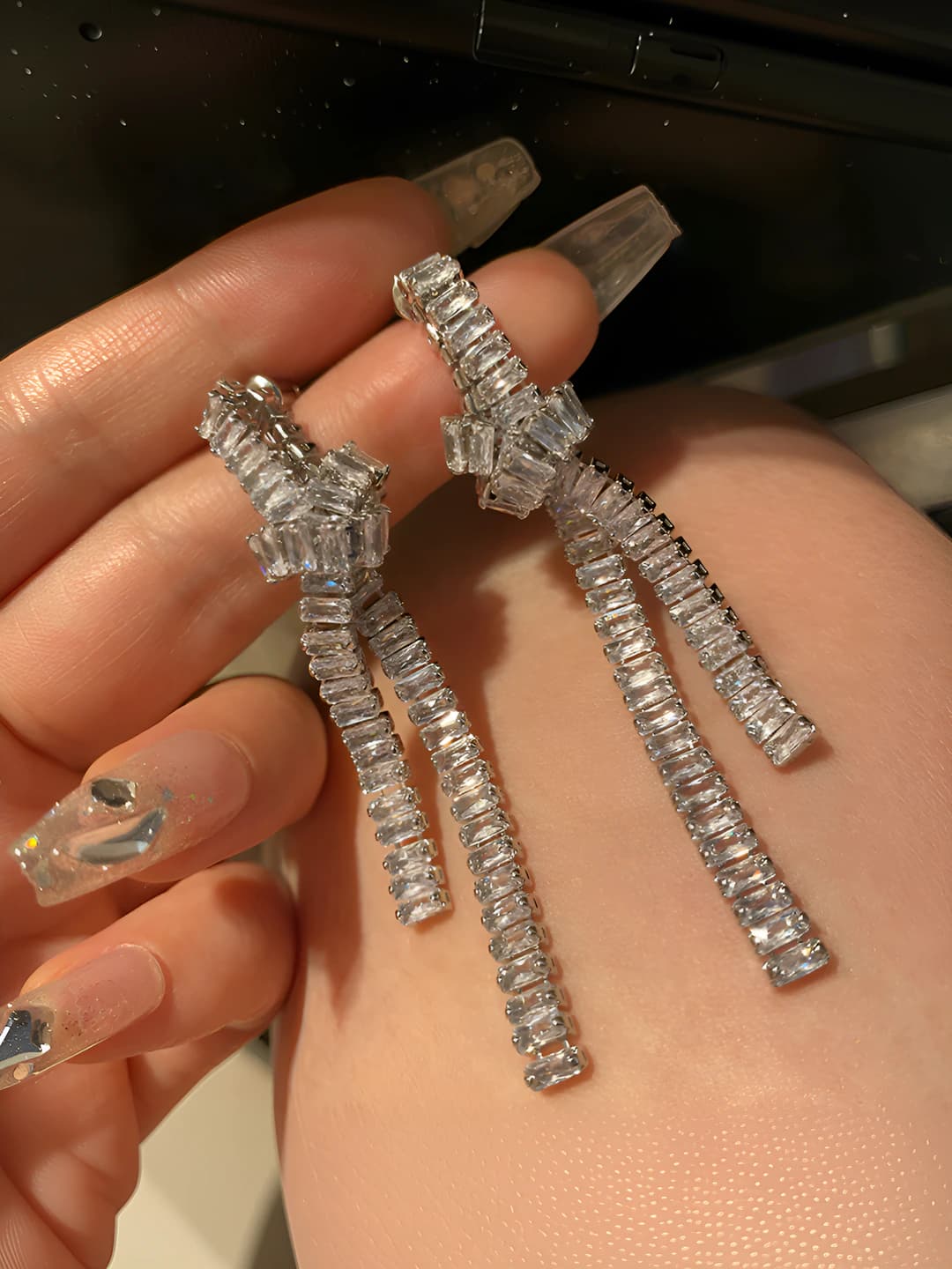 10# silver post - silver