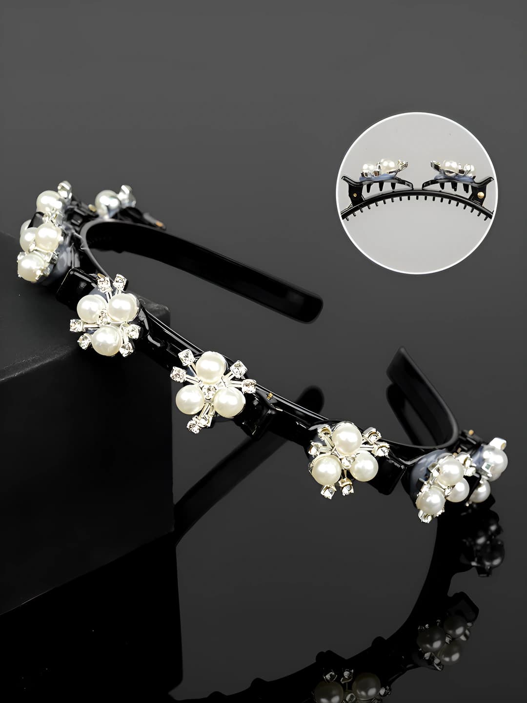 4# Flower clip silver