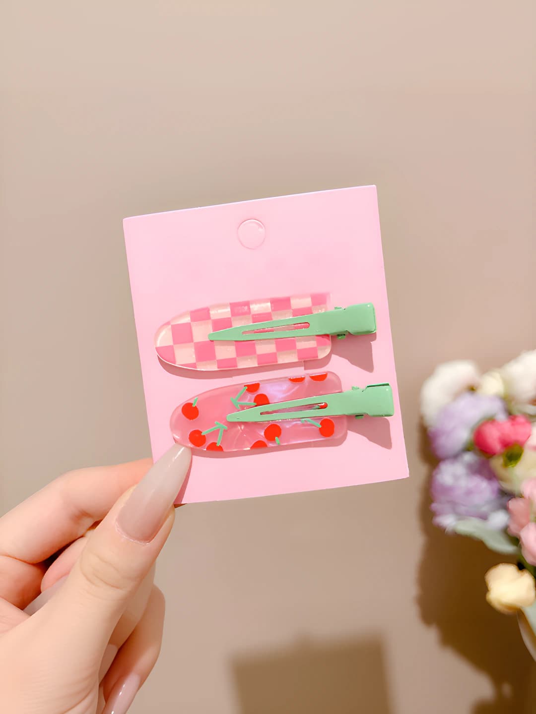 Cherry yogurt, 2 pcs, 6 cm
