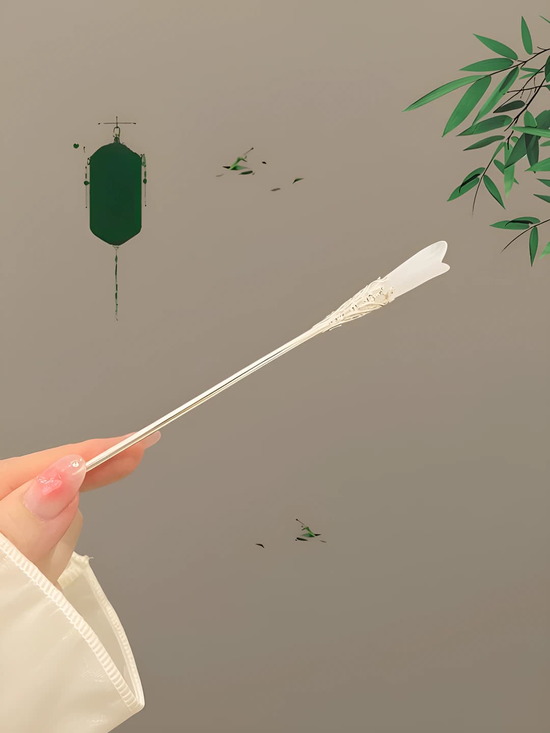 White candles 15 cm