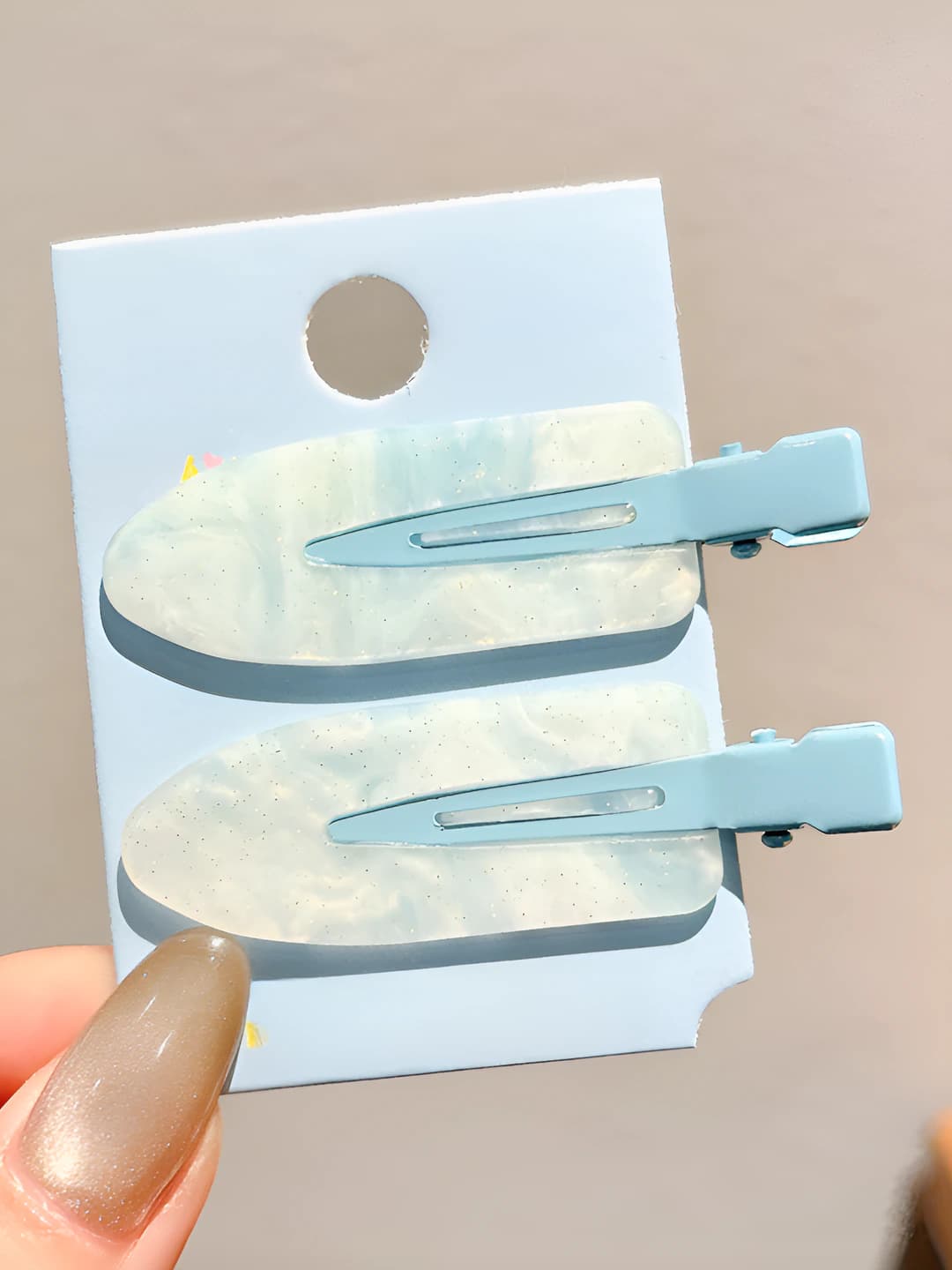 Sky blue 2 pcs - 6.5 cm