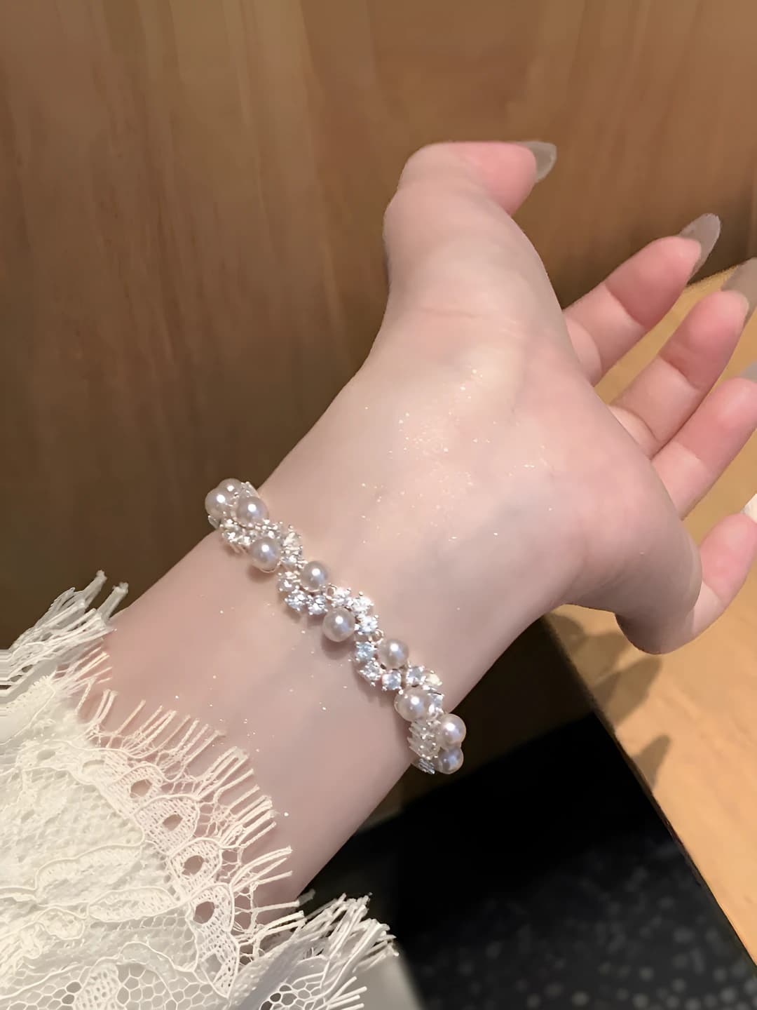 1# Bracelet - Silver - Pink