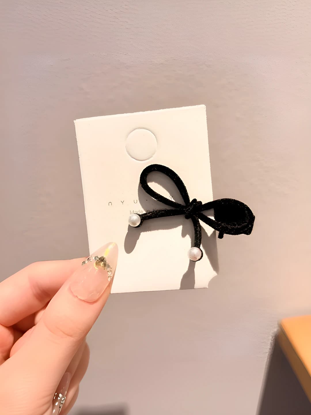 7# Qora qotishma tasma qisqich - bitta ~5.3 cm