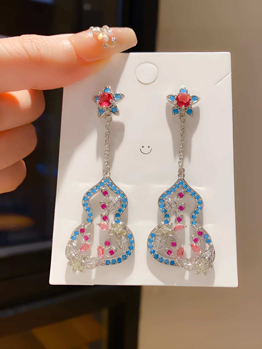 30# Silver pin - Silver - Blue