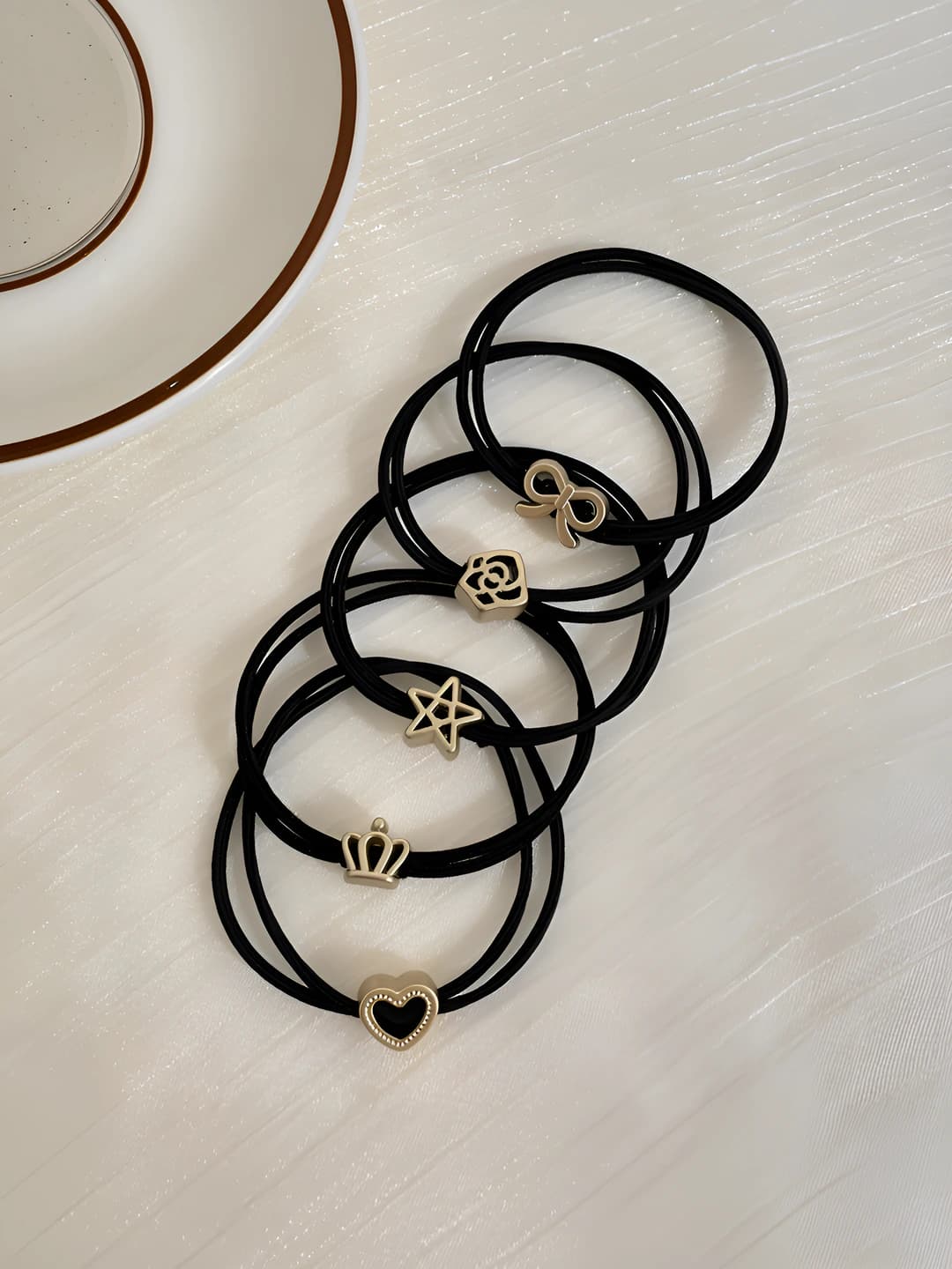 1# Black mixed 5 pcs