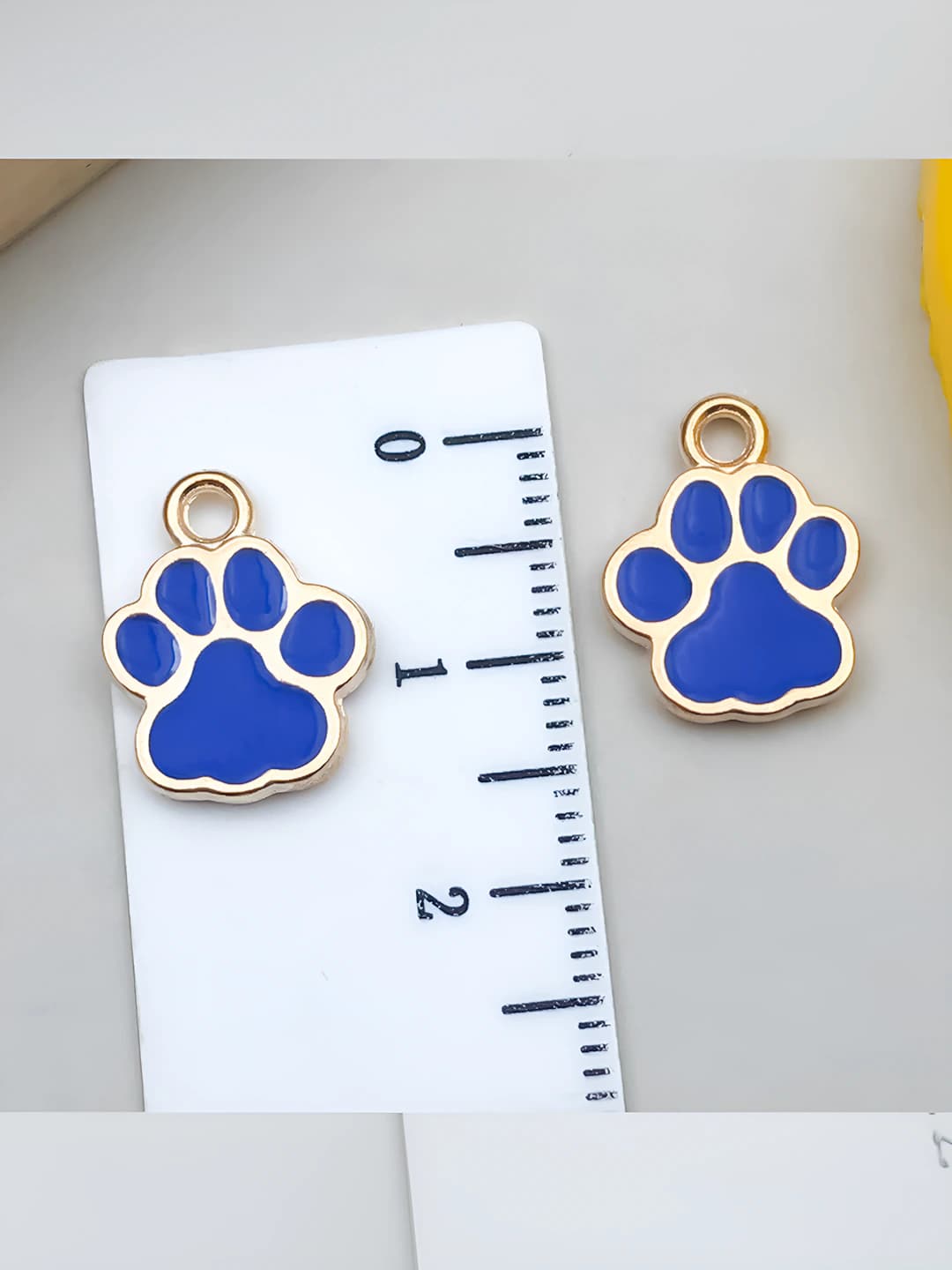 KC золото синий палец 15x12mm