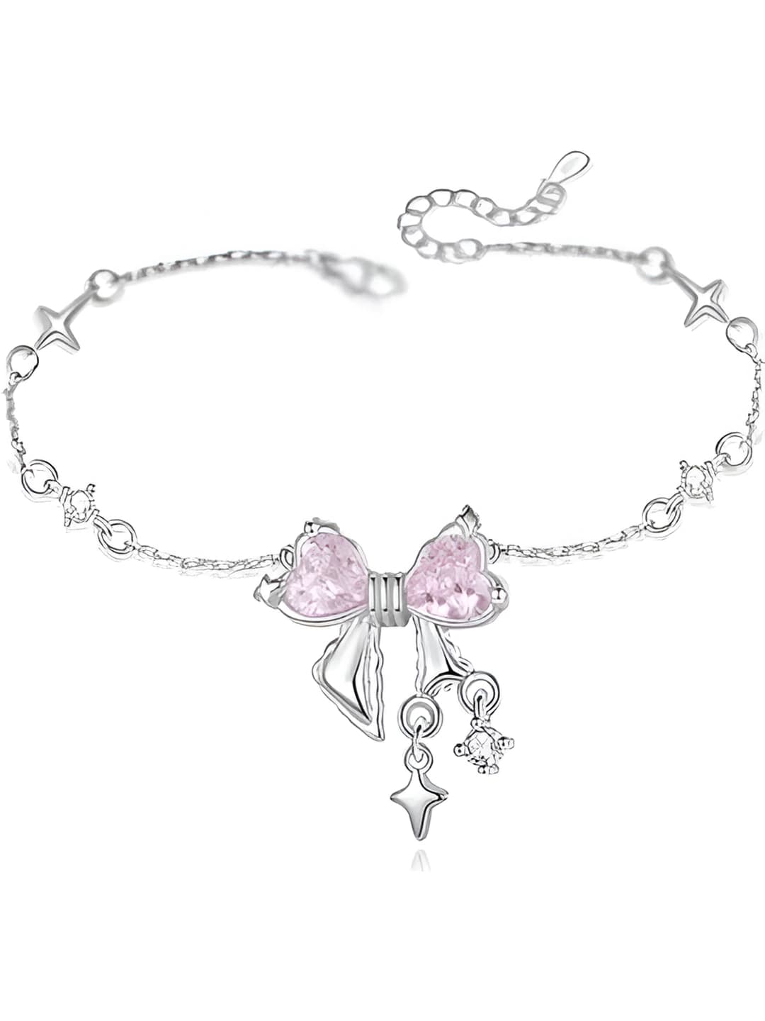 Pink zircon - Starry sky