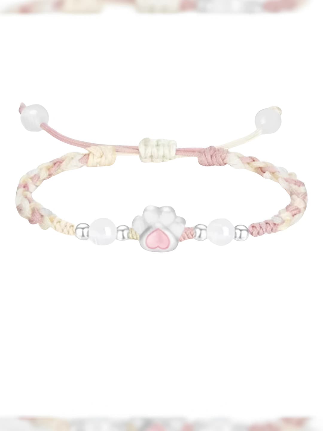 Pink-white bear paw
