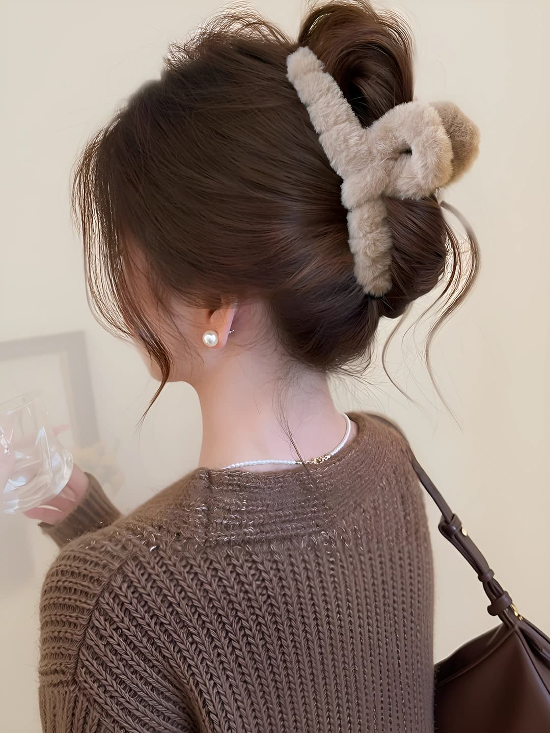 Dark coffee clip 13CM
