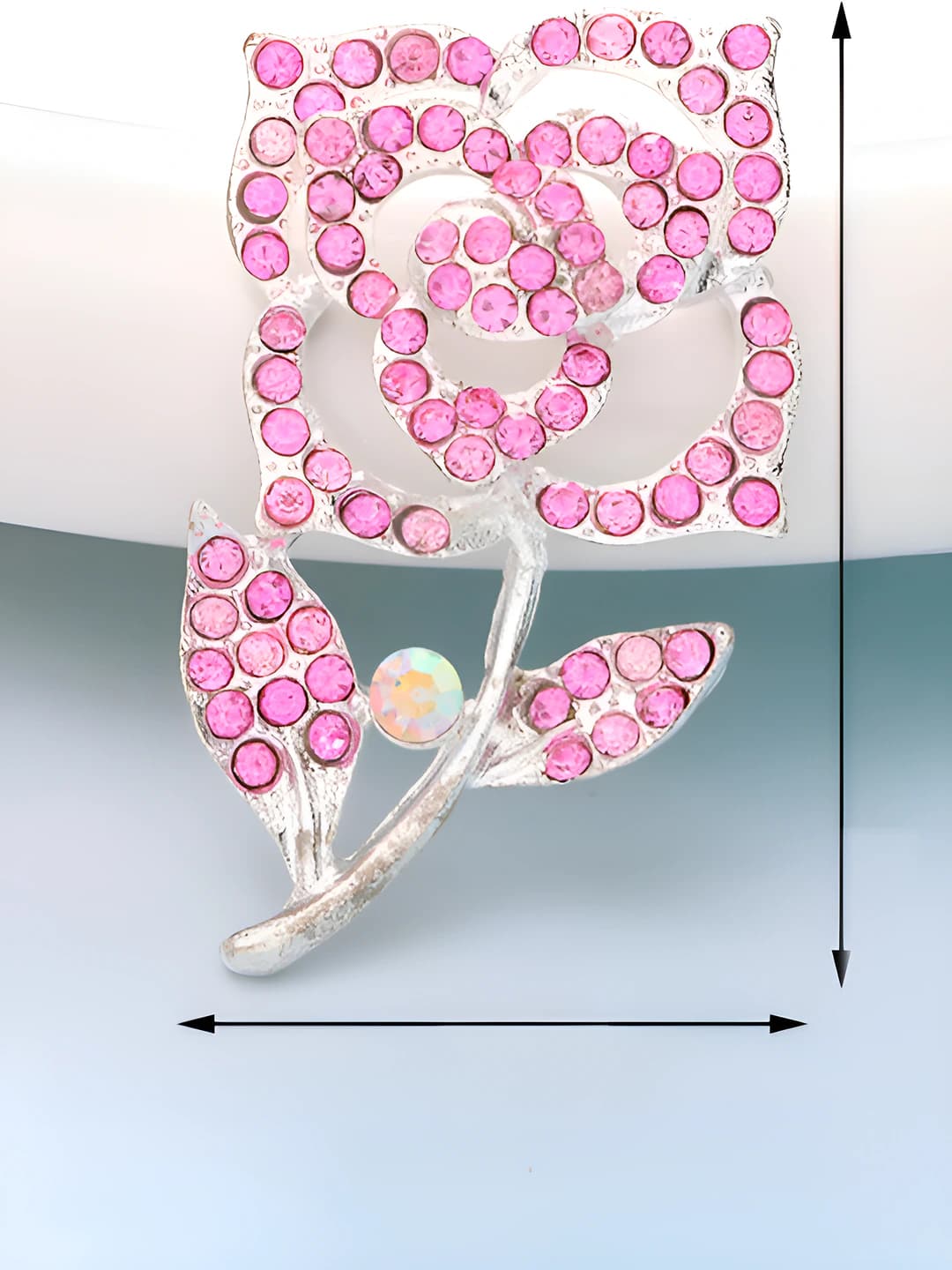 D999 Silver base rose
