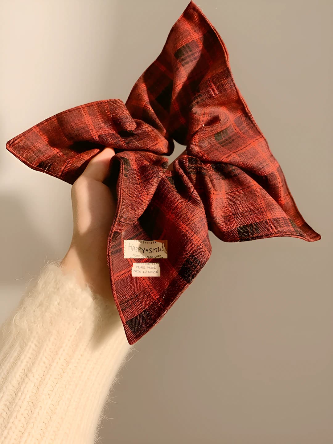 3# Red plaid 22 cm