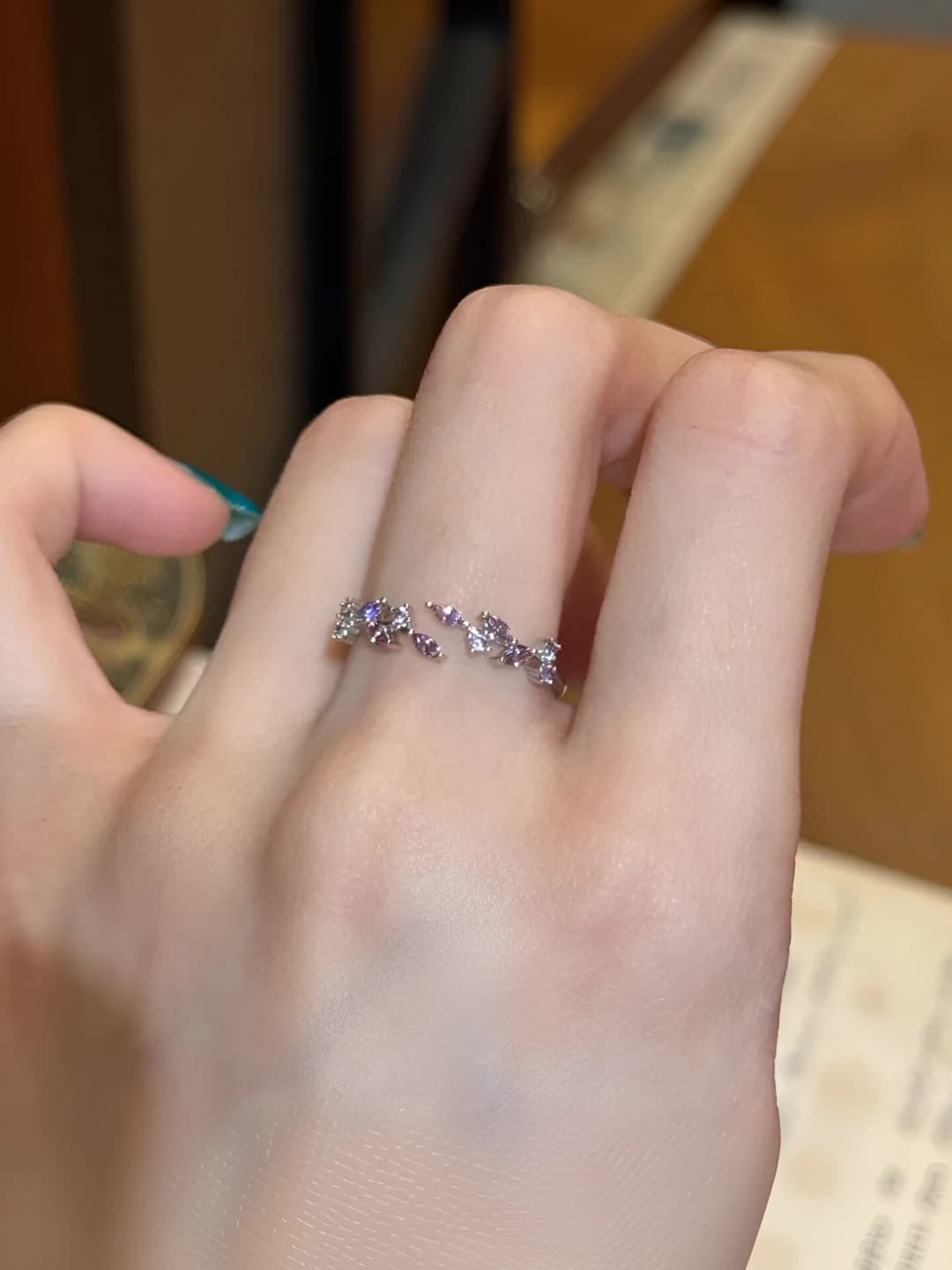 Ring - Silver - Purple