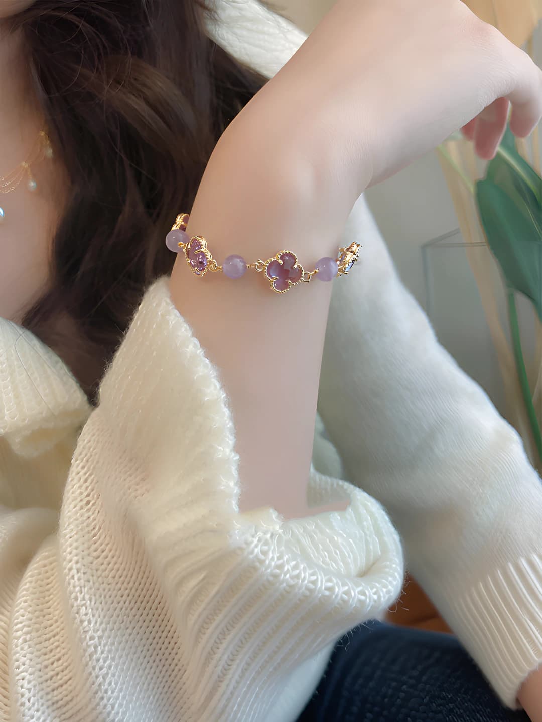 Amethyst, clover
