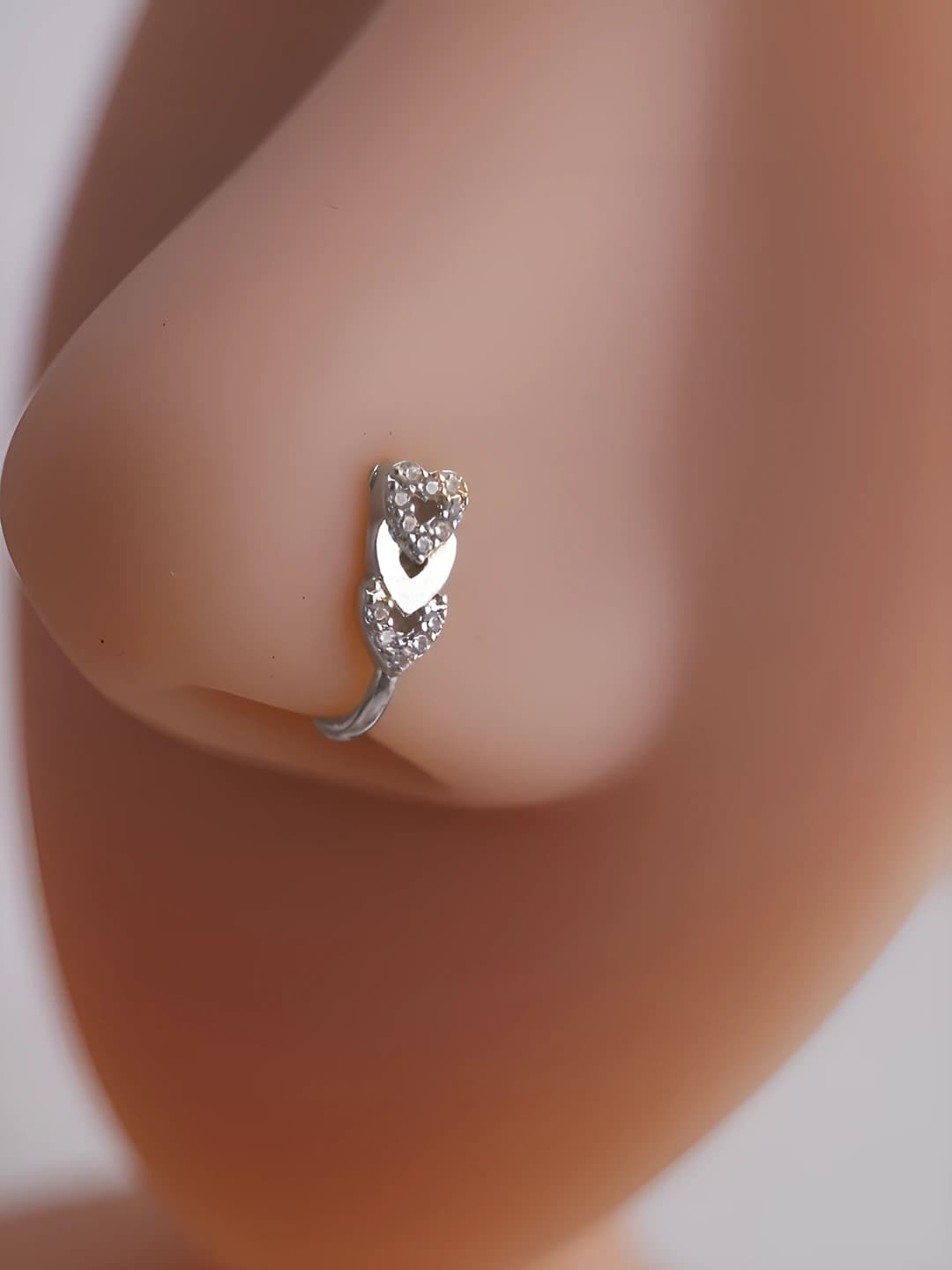 Infinity heart nose clip (1 pc)