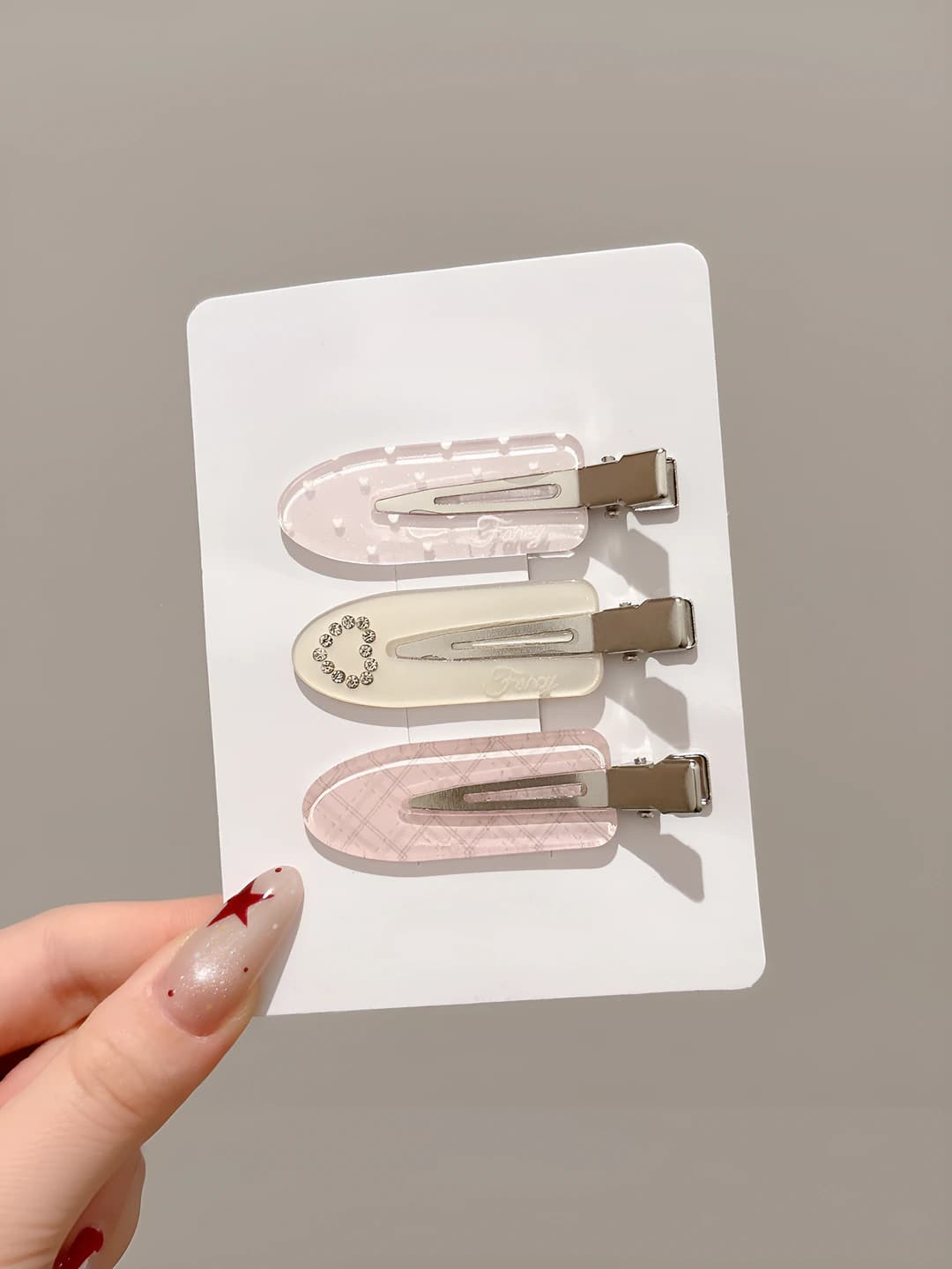 1# Pink, 3 pcs, ~6 cm