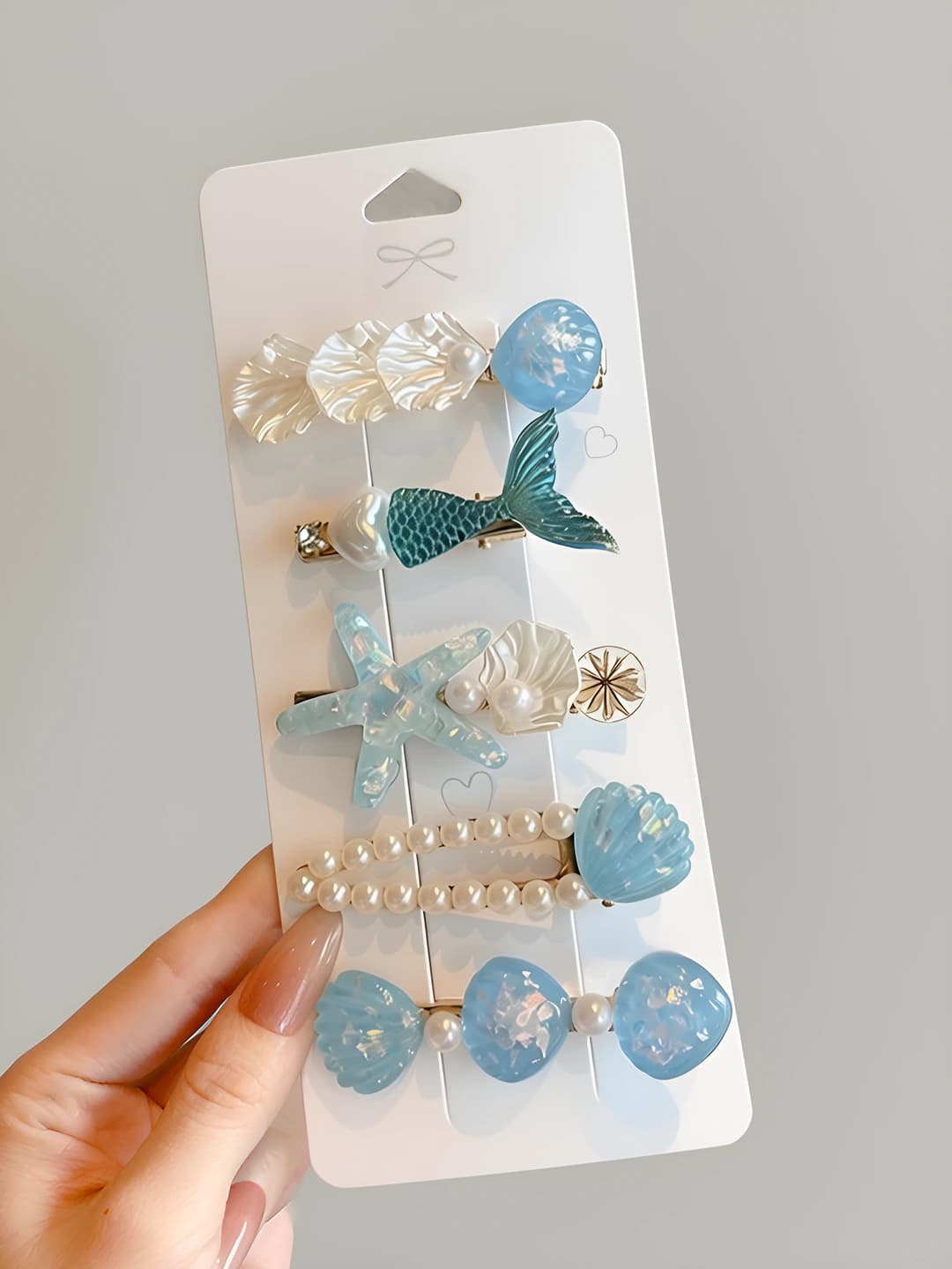 4# Elegant blue 5-piece set