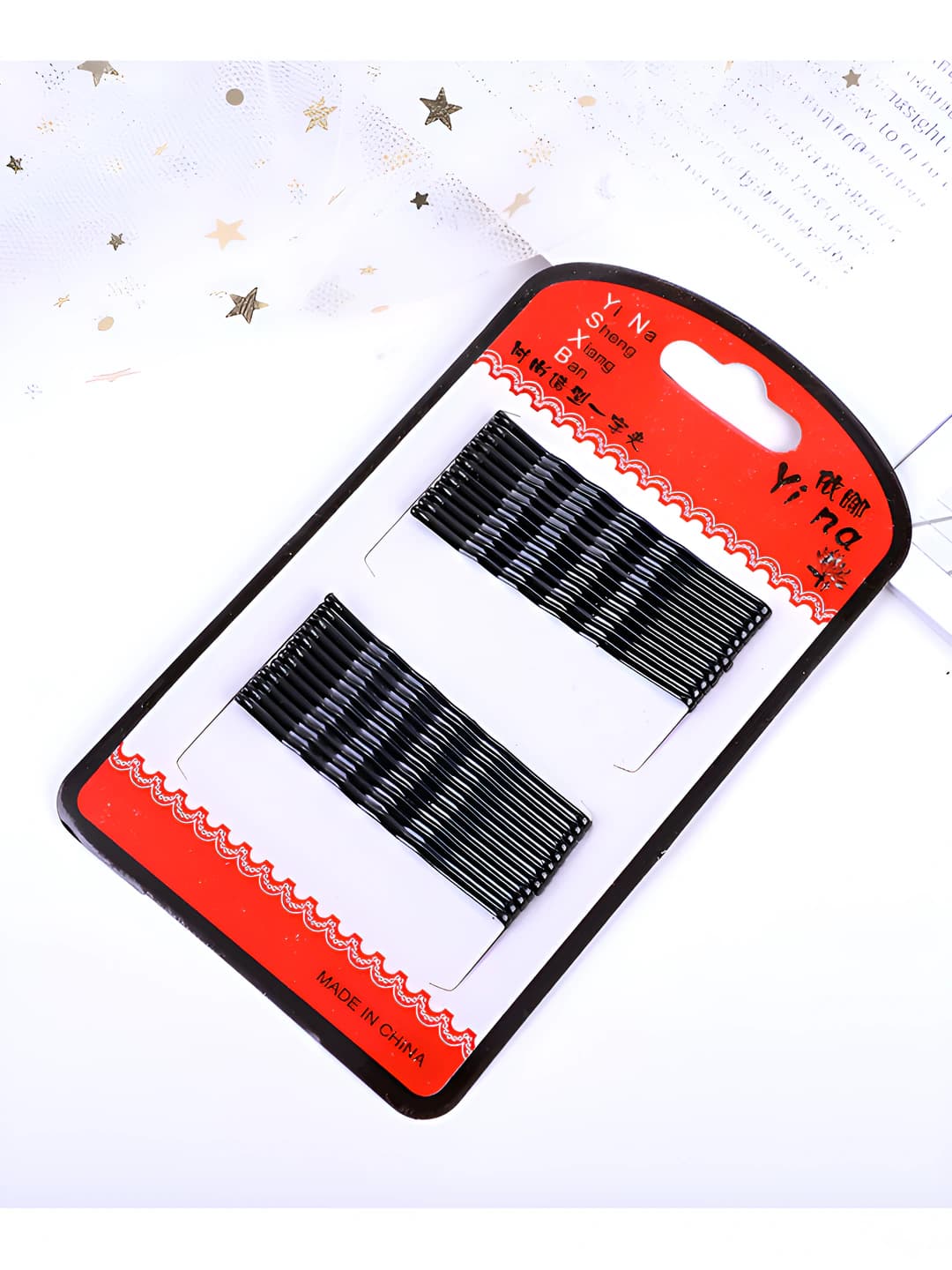 6cm Wavy clips, 24 pcs, 1 pack