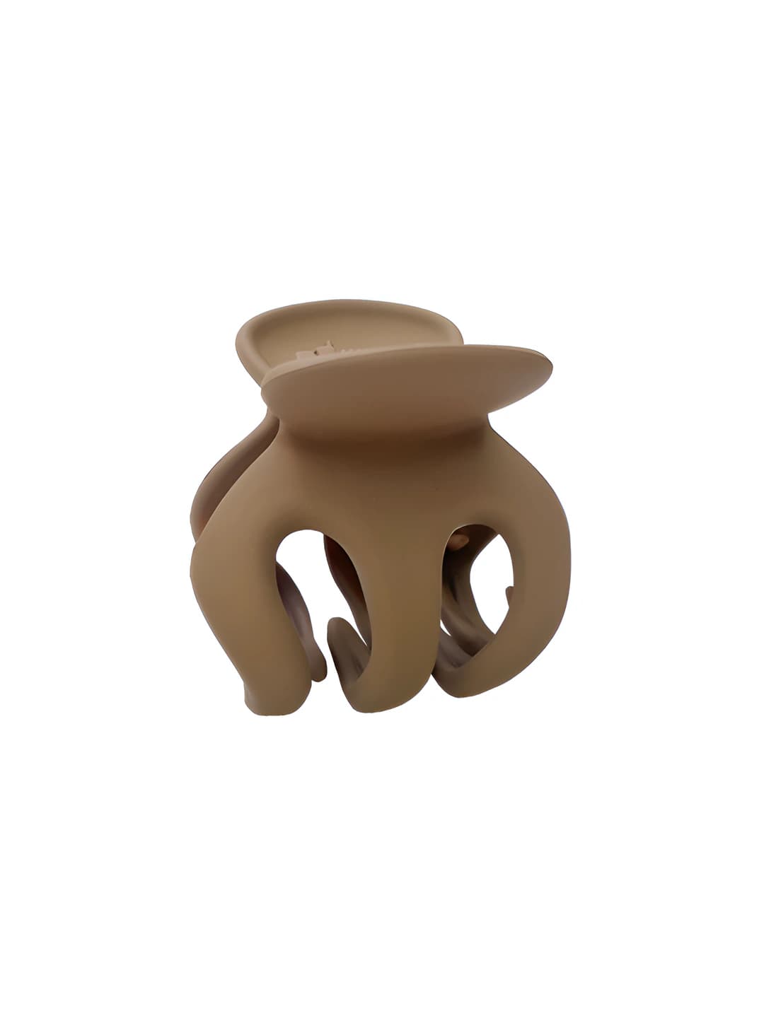 Medium hair clip - Dark coffee