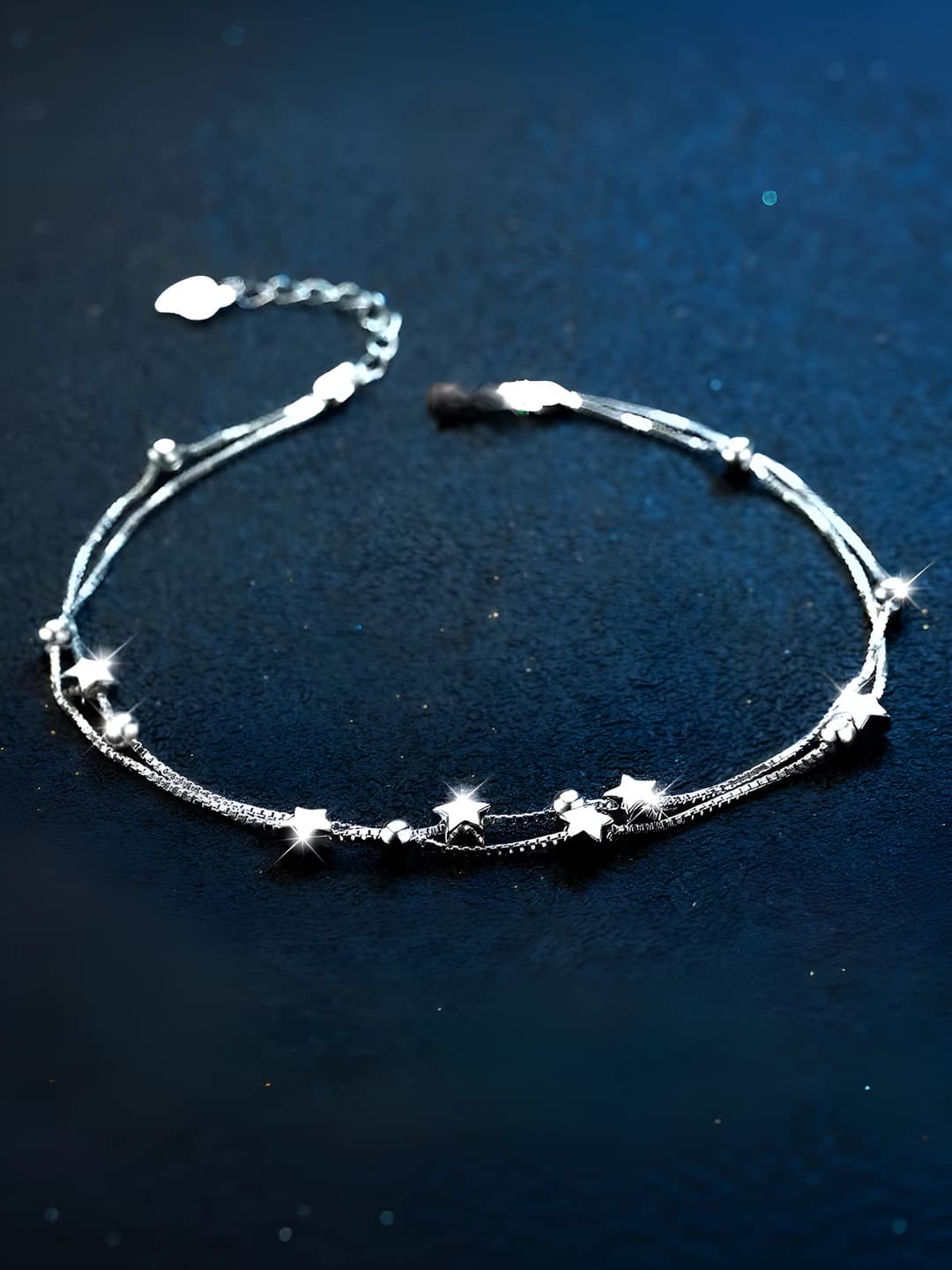 SL050 - silver white - starry