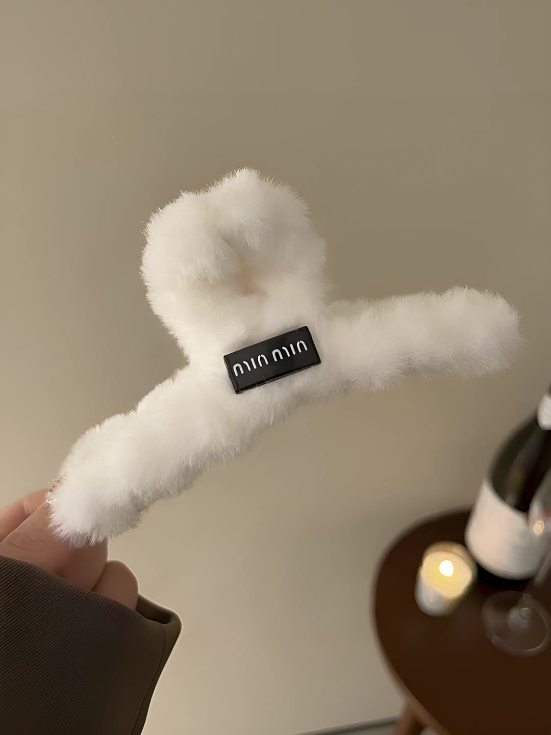Min tag cross white - 13 cm