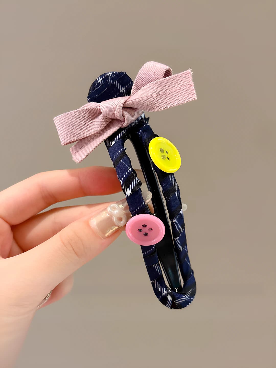 Pink bow 12 cm