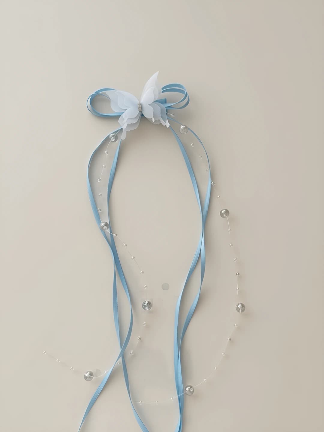 1# blue butterfly 1 pc, 4.5cm, 30cm