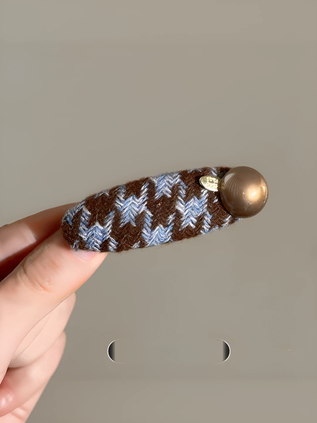 4# Ko'k rangli ellips qisqich ~8cm